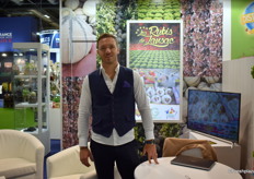 Maxime Mannoni de la société Les Rubis de Lansac est venu au salon pour présenter, entre autres, de nouvelles variétés de salades et de melons