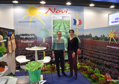 La SAS Exploitation Novi et fils représentée au salon par Monsieur et Madame Novi, leurs fils Alexandre et Marielle. L'équipe a présenté sa gamme de salades et de courges issues d'un itinéraire de culture privilégiant le biocontrôle, l'absence d'herbicides et l'élimination progressive de produits phytosanitaires de synthèse, et proposera pour la première fois une production bio en 2020