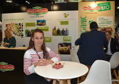 Camille Aguer est venue représenter Prince de Bretagne accompagnée de ses expéditeurs, qui rassemble plus de 2600 producteurs