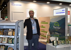 Vincent Fabre de la maison Vialade était présent au Fruit Attraction pour présenter notamment sa gamme de champignons de Paris frais bio