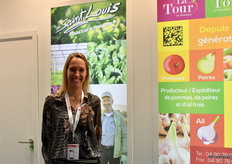 Amandine Emeric était présente au salon pour rencontrer ses clients et présenter la gamme de produits de Saint-Louis