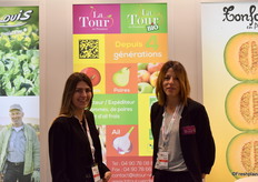 Manon Verdier et Lucille Babuel sont venues représenter la société La Tour en Provence, producteurs et expéditeurs depuis 4 générations