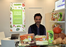 Xavier Forline de la société Les Jardins d'Aquitaine a présenté à l'occasion du salon sa gamme de produits conditionnés en unité consommateur à destination des GMS en France