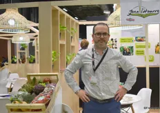 Denis Robidou de la société Jean L'Hourre, expéditeur et conditionneur tout produit, venu au Fruit Attraction aux côtés de Prince de Bretagne