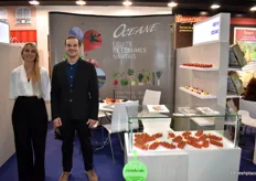 Abelinda et Fabien de la société Océane, présente pour la première fois au Fruit Attraction