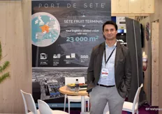 Arnaud Rieutort a représenté le Port de Sète ainsi que le terminal frigo pour stocker les fruits et légumes proposés par le port
