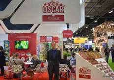 Jean-Baptiste Pinel a représenté la société Oscar Primland a l'occasion du salon, ainsi que sa gamme de produits dont le mini kiwi Nergi, et l'emblématique kiwi Oscar prêt à être récolté