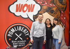 David Harlé, Sandrine Tual et Kelly Casé sont venus représenter l'entreprise Pomliberty engagée dans la démarche Demain la Terre 