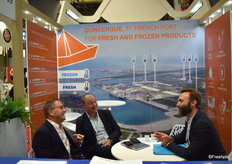 Le port de Dunkerke représenté par Luc Van Holzaet, Yvan Gomel et Gautier Descamps