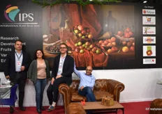 L'équipe d'IPS : Alexandre Darnaud, Gloria Guerra, Julien Darnaud et Vicente Perez, a présenté à l'occasion du salon sa gamme de produits dont l'amande sur laquelle elle a beaucoup communiqué