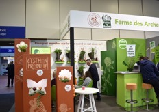 Jean-Luc Parou et l'équipe de la Ferme des Arches sont venus au salon pour communiquer sur leur gamme de produits et rencontrer leurs clients.