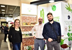 Priscilia Roussel, Vincent Bringer et Christophe Janson ont représenté la société Picvert et sa gamme de produits tels que les mini-légumes coupés et rangés à la main en cageot de 800g.