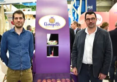Loïc Saphore et James Launay - désormais Président de la société et du conseil d’administration de Pomanjou International - sont venus entre autres présenter la variété club Choupette, disponible en bio dès 2020.