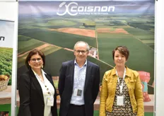 Paule Coisnon, Jean-Claude Coisnon et Céline Dorsemaine ont présenté leur gamme de produits dont leur production bio, démarrée il y a trois ans.