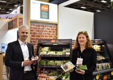 Patrick Mouillat et Géraldine Collet de l'entreprise C'zon, ont présenté leur gamme de produits. La société fait aujourd'hui partie du pôle végétal du groupe LSDH