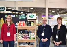 Sonja Bauer, Vincent Decool et Caroline Basset de l'entreprise Perle du Nord sont venus au salon pour présenter leur gamme de produits