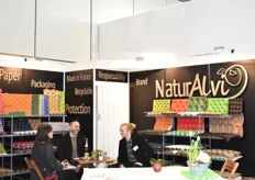 Naturalvi était présente au salon du Fruit Logistica pour communiquer sur sa gamme d'alvéoles en papier kraft