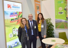 Elise, Dominique Marais et Sarah Graulier du Groupe Marais