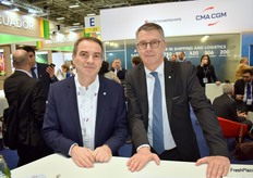 Simon Uhrlan et Peter Wolf de CMA CGM