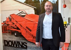 Damien Dubrulle de Downs, société spécialisée dans les différentes techniques de stockage pour les pommes de terre.