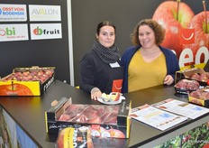 Maria Noack et Fiona Davidson étaient présentes pour promouvoir la pomme Cameo