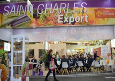 Le stand de Saint Charles Export. Comme toujours, les visiteurs étaient nombreux.