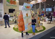 Giuseppina Deviti de Sormaf a dévoilé le Sormapeel, la nouveauté de cette année. L'emballage est fabriqué avec 50 % de plastique en moins et 50 % de papier en plus.