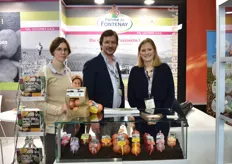 Anaelle Debeusscher, Antoine Vajou et Diane Delcourt étaient présents au salon du Fruit Logistica pour représenter la société Ferme de Fontenay / Val Légumes SAS