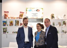 Romain Lelandois, Sonia Abotorabi et Christian Merlateau ont représenté la société Plasticaen ainsi que des alternatives aux emballages plastiques