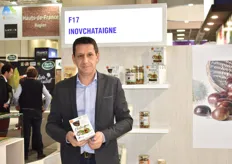 Jérôme Bousquet de la société Inovchataigne est venu pour la quatrième fois au salon du Fruit Logistica pour présenter sa gamme de châtaignes issue du sud-ouest de la France