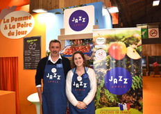 Chaque jour, les visiteurs ont eu la possibilité de goûter la pomme ou la poire du jour sur le stand de l’ANPP. Mardi, la pomme Jazz était à l’honneur et mise en avant par Delphine de Baudreuil et Philippe Cantet, producteur de Jazz.