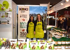 Chaimaa Bouvry et Rachel Vidal ont représenté la coopérative Koki et sont venues promouvoir les noisettes de France.