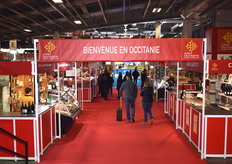 La région Occitanie a également mis en avant ses bons produits du terroir. 
