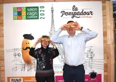 Emmanuelle Joachim et Alexis Dequidt ont présenté La Pompadour au SIA. Beaucoup d'animations ont été faites sur le stand pour inciter les visiteurs à venir découvrir la pomme de terre. 