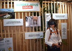 Agricool, entreprise française qui produit et commercialise des fruits et légumes cultivés en ville dans des containers, a proposé des animations visant à faire découvrir l'entreprise au grand public. 