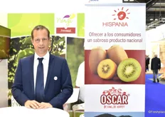 Jean-Baptiste Pinel venu annoncé à l'occasion du Fruit Attraction 2021 les premières récoltes de kiwi Oscar Hispania de la société Primland.