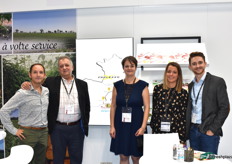 L'équipe du Groupe Frulexxo, spécialisé dans le haricot vert du Maroc, avec Natexxo et Eurextra. 