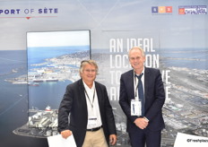 Michel Teste et Olivier Carmes venus représenter le Port de Sète