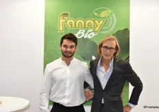 Jean-Eric Myr et Gautier Fernandez, représentant Fanny Bio.