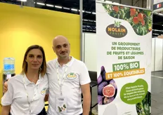 Julie et Jean-Luc Molina, CEO de Nolaim Fruits. 