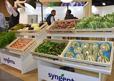 Produits présentés sur le stand Syngenta. 