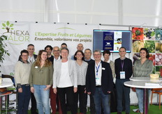 L’équipe d’Hexavalore et son comité de direction présents pour le SIVAL 2022. 