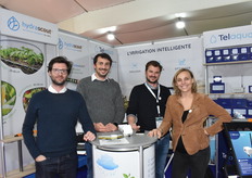 Nicolas Cavalier, Jean-Baptiste Mohr Durdez et Virginie Scoarnec de Telaqua avec Flavien Lespine de la société Hydrascout (2e position). 