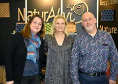 L'équipe de Naturalvi, avec Charline Lantz, Anne Baumuller et Pierre Del Valle 