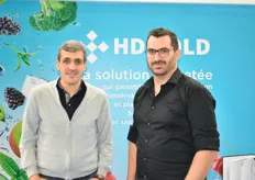Benoît Duparc et Matthieu Gillet de Quercy Réfrigération venus présenter la solution longue conservation des fruits HD Cold 