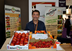 Thierry Feytie de Réart Vallée, au MedFEL pour présenter entre autres les premières cerises de ses vergers