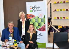 La famille Sabatier, venue représenter Les Vergers de la Garenne et sa société commerciale Ghis-Car Fruits