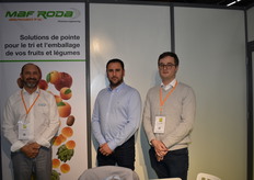 Claude Sauvayre, Jonathan Chiavassa et Sylvain Fournier de l’entreprise Mafroda sont venue rencontrer leurs clients au salon