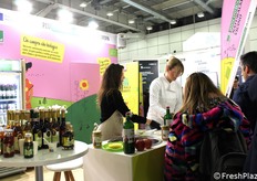 Show cooking au stand de Bioland Südtirol.