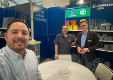 Philippe Fuhrer, Sébastien Gras et Patrick Gay sont présents chez Poppelmann TEKU